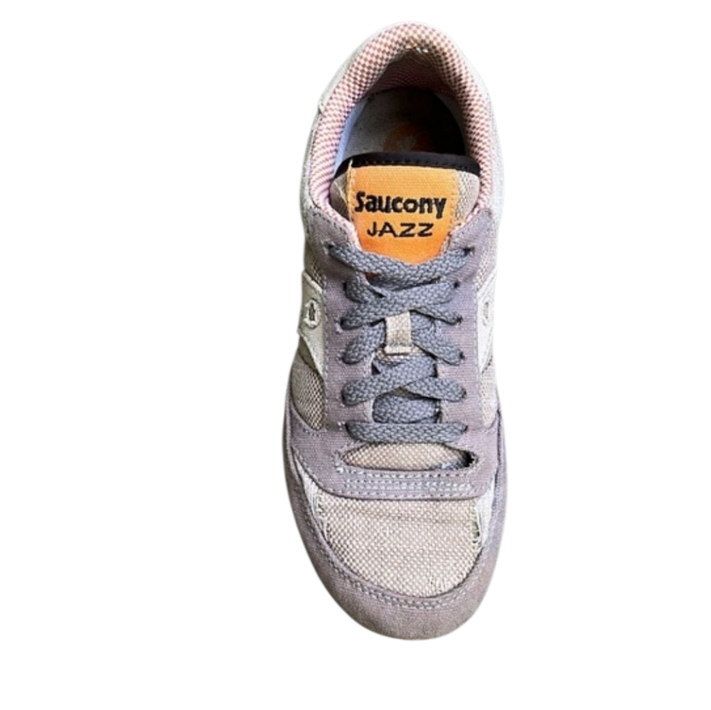 Saucony Jazz Low Pro Charcoal Orange Women’s Size 7 1/2